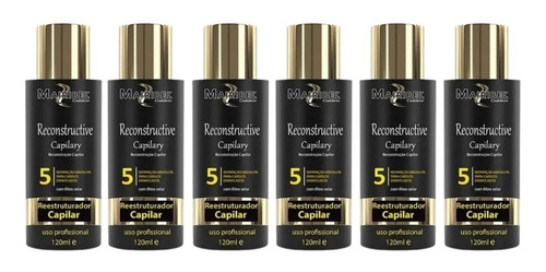 Reestruturador Capilar Glóss Mairibel 6unid 120ml Original