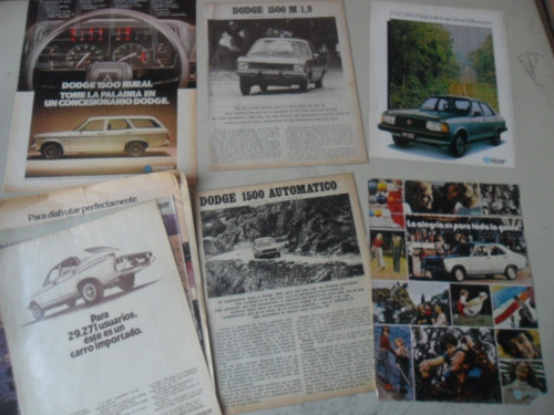Lote 12 Dodge 1500 Publicidad Revista No Insignia Manual 