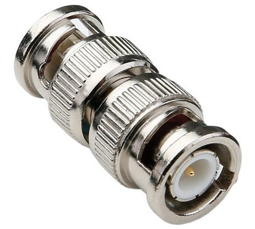 Conector Cople Bnc Macho A Macho 