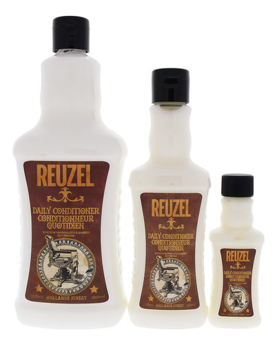Reuzel Acondicionador Diario de Cabello Hombre Hidratante Desenreda el Cabello Refresca y Tonifica el Cuero Cabelludo 1000ml