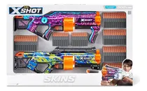 Comprar Pistola De Juguete Lanza Dardos 2pack Zuru-xshot Skins