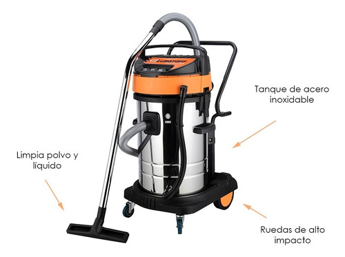 Aspiradora Industrial Polvo Liquido Lusqtoff La-8003m Cuotas