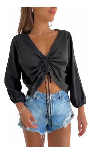 Blusas cortas mercado libre sales