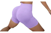 Comprar Sensual Calzas Cortas Gym Efecto Levanta Cola Frunce Fit
