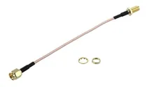 Comprar 4 Cables Coaxiales Sma Macho A Sma Hembra Nut Bulkhead Crimp