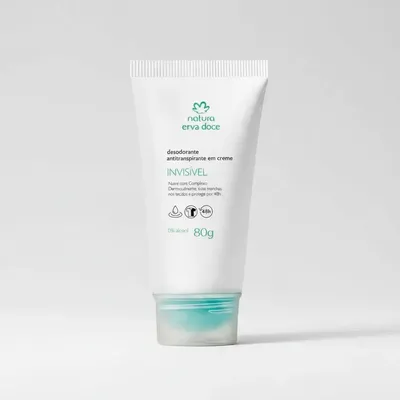 Natura Desodorante Erva Docê Antitranspirante Em Creme Natura 80G