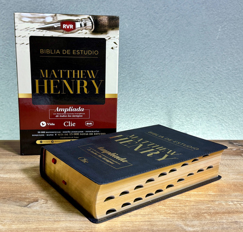 Biblia De Estudio Mathew Henry C/ Indice Entrega Inmediata