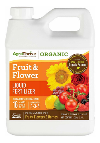 Fertilizante Orgánico Agrothrive   Frutación Y Floración 32 
