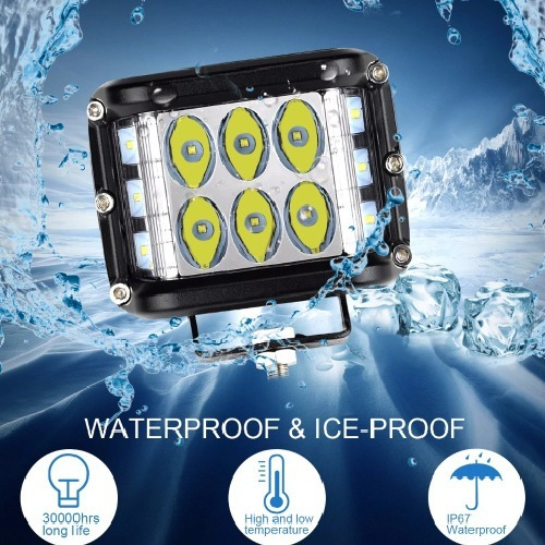 Imagem 6 de 6 de Farol De Milha Led Work Light 36w 12v 24v 4860 Lumens Carro
