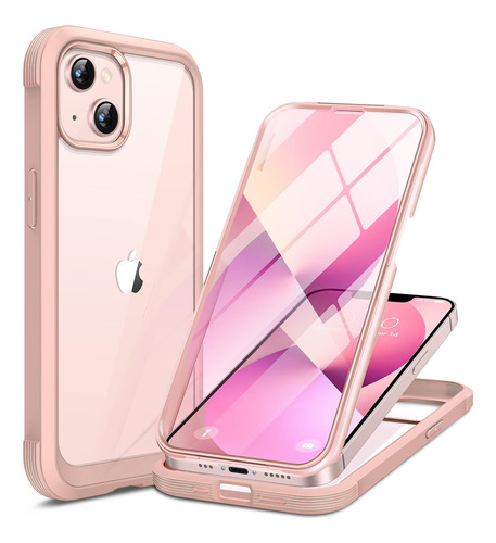 Funda P/para iPhone 13 2021 Miracase 6.1inch Full-body/pink