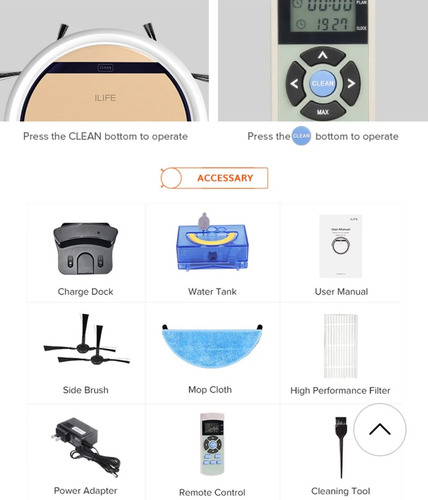 Robô Aspirador E Pano Ilife V5s Pró - No Brasil