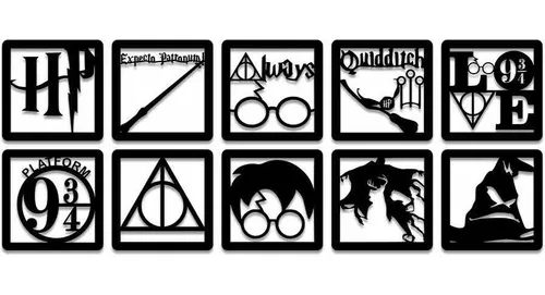 Quadro Harry Potter Corvinal Ravenclaw Hp Em Mdf