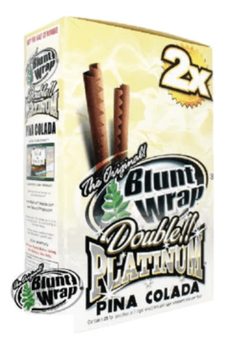 Blunt Wrap Platinum X25 Sabor Piña Colada