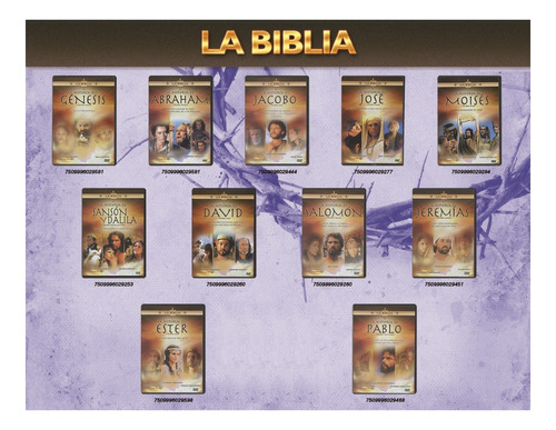 La Biblia - La Colección  11 Dvds