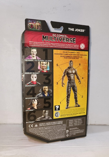 Mattel Multiverse The Joker Gabardina Morada Baf Killer Croc (Usado)