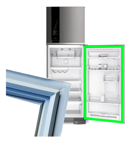 Borracha Geladeira Para Electrolux Frost Free 441 Litros