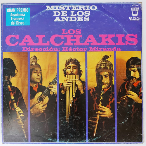 Los Calchakis - Misterio De Los Andes   Lp
