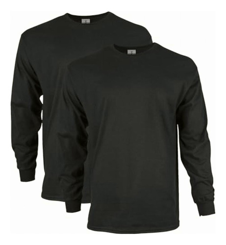 Gildan Playera, Hombres, Negro, Xx-large Color Negro (2 Paquetes)