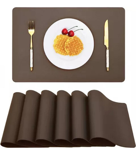 6 Manteles Individuales, Manteles De Mesa Resistentes Al Cal