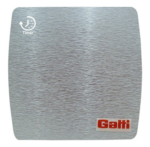 Extractor De Aire Baño/cocina 6 (15 Cm) Gris C/ Timer Gatti Ventilación