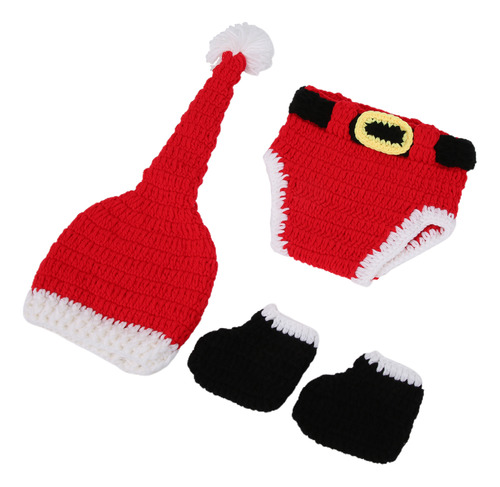 Gorro Navideño De Ganchillo Para Bebés, Ropa De Algodón Suav