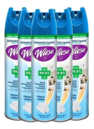 24 Desinfectante Aerosol Spray Antibacterial Wiese Virus /i
