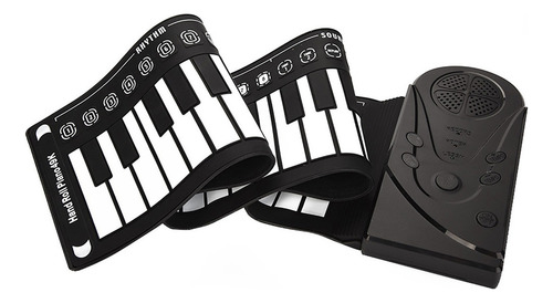 Portátil 49 Teclas Teclado Electrónico Mano Rolling Up