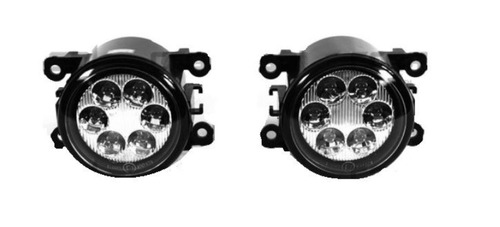 Juego Faros Auxiliares 6 Led Sandero Stepway 2009 A 2011