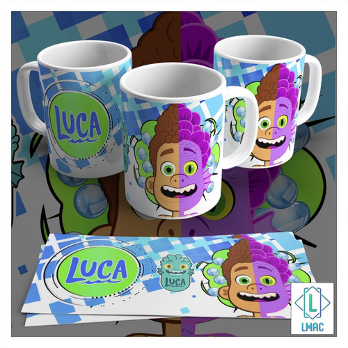 Imagen 3 de 5 de Plantillas De Luca Para Sublimar Tazones Y Poleras