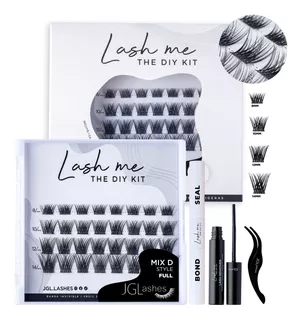 Jglashes Lash Me. Kit De Extensiones De Pestañas En Casa