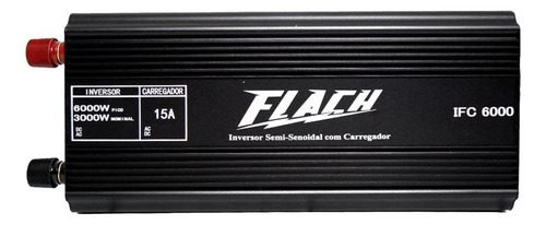 Inversor Tensão Carregador Bateria 12v/220v Flach Ifc6000-1