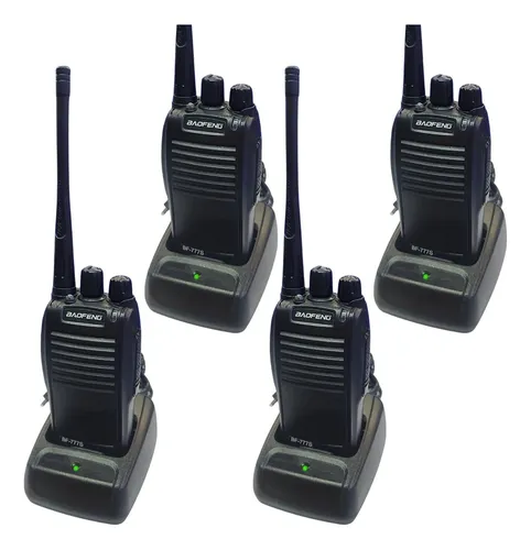 comprar Kit C 4 Rádio Walk Talk 777s Frequenc Intelbras Rc3002 G2