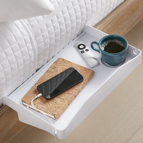 Modern Innovations - Mesita De Noche Para Dormitorio Con So. Color Blanco