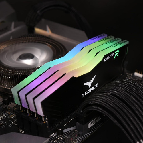 Memoria Teamgroup T-force Delta, 2 X 8 Gb, Rgb, Ddr4, Negro