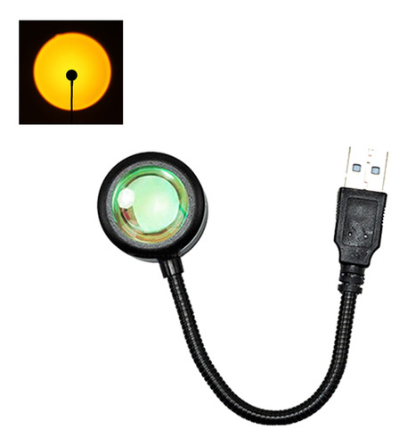 Proyector Alimentado Por Luz Usb Led Para Fotografía, Rotaci