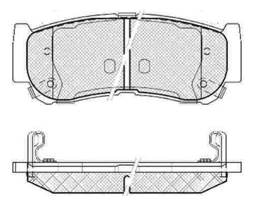 Pastillas Freno Para Jac T6 2.0 4x2 - 4x4 2019/ Trasera Shar