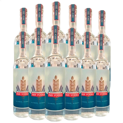 Vodka Pan Destilado Con Trigo 750ml X12 