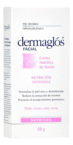 Dermaglos Facial Crema Nutritiva De Noche 50g
