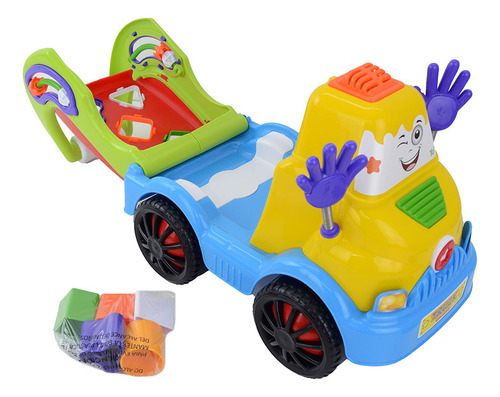 Brinquedo Educativo Carrinho Truck Mania Ta Te Ti - 873 Cor Amarelo