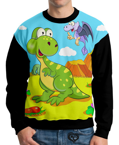 Moletom Dinossauro Infantil Unissex Blusa Casaco Dino Clrd