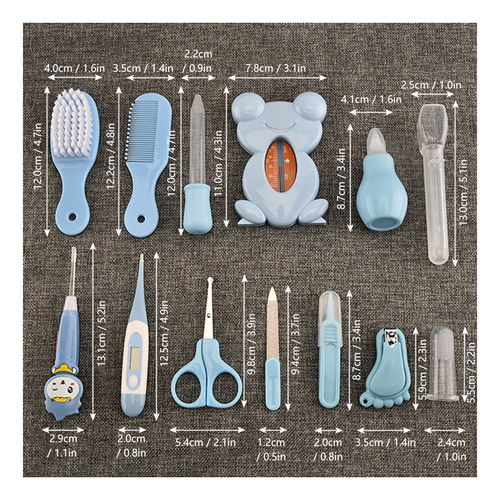 Kit De Aseo Para Bebé 13 Piezas De Higiene Cuidado Completo
