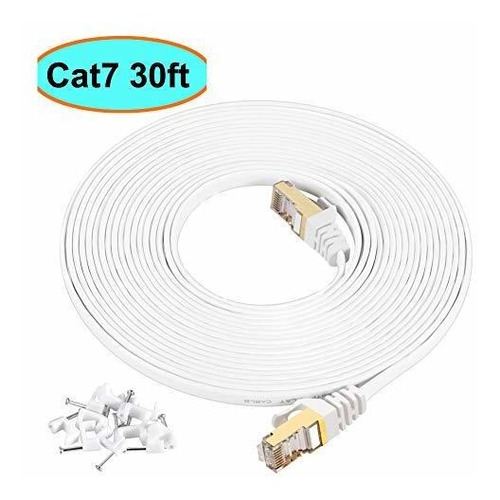 Accesorio Pc Aullov Cat7 Cable Plano 30ft