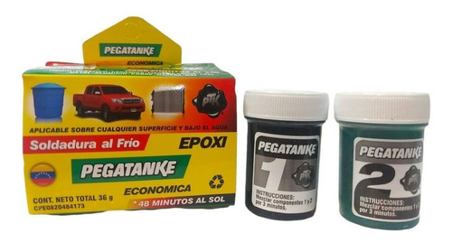 Pegatanke Soldadura Al Frio Epoxi Orig 36g Seca 48 Minutos