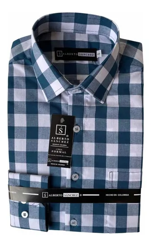 Camisa Cuadros Hombre Slim Fit - Dominicana Camisa Cuadros Hombre Slim Fit - Dominicana