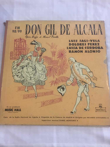 Don Gil De Alcala Sagi Vela Perez Cordoba Alonso Disco Lp