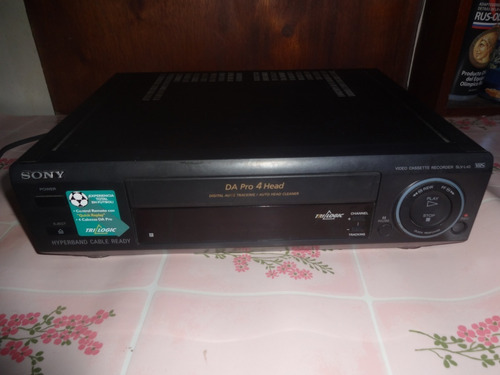 Vhs Sony Blv 40 Con Rebobinador