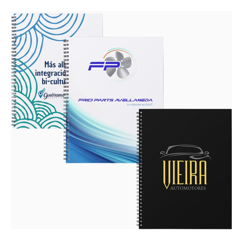 Cuaderno A5 Personalizado Con Tu Logo - 70 Hojas - 10unid.
