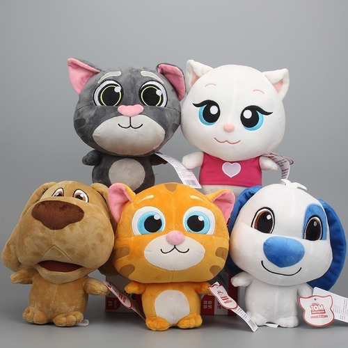 Imagen 3 de 9 de Gato De Jengibre 18cm Original Talking Tom Cat Y Sus Amigos