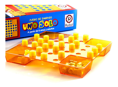 Imagen 4 de 4 de Juego de mesa Uno solo Ruibal 1240