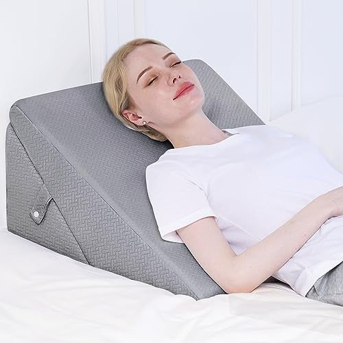 Rocyjulin Wedge Pillow For Sleeping, 9 Amp; 12 Inch V4qh9